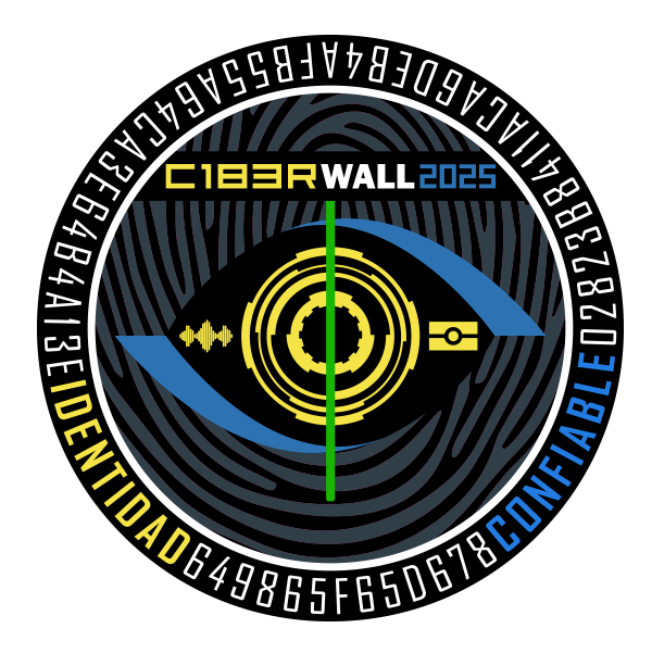 Logotipo del Congreso de C1b3rwall 2025, Identidad Confiable.