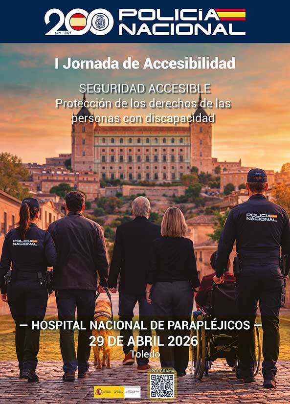 Cartel I Jornada de Accesibilidad de la Policía Nacional
