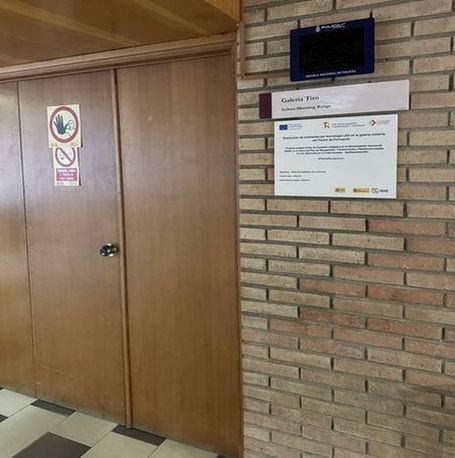 Entrada a la galería de tiro