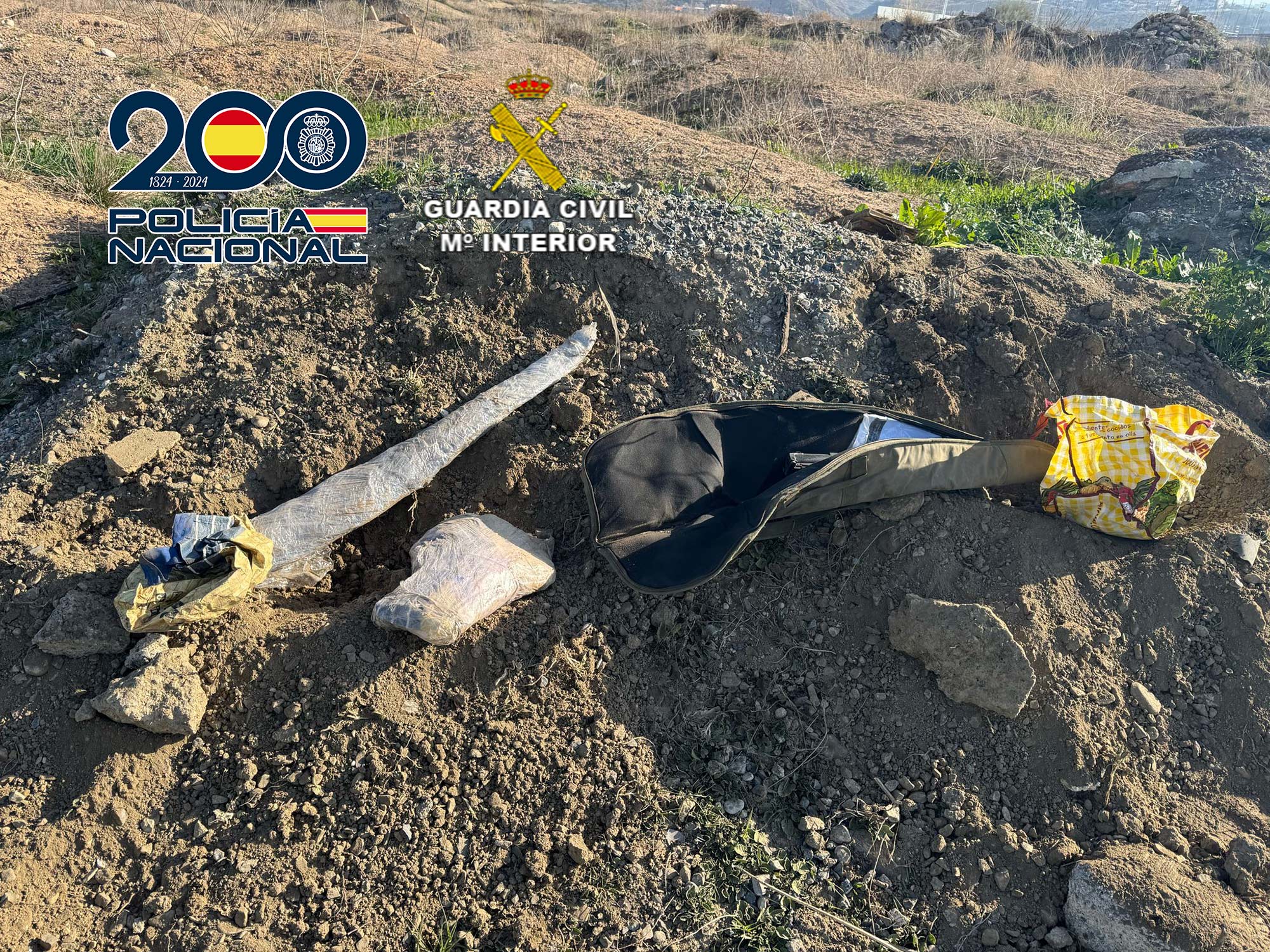 Armas de guerra incautadas