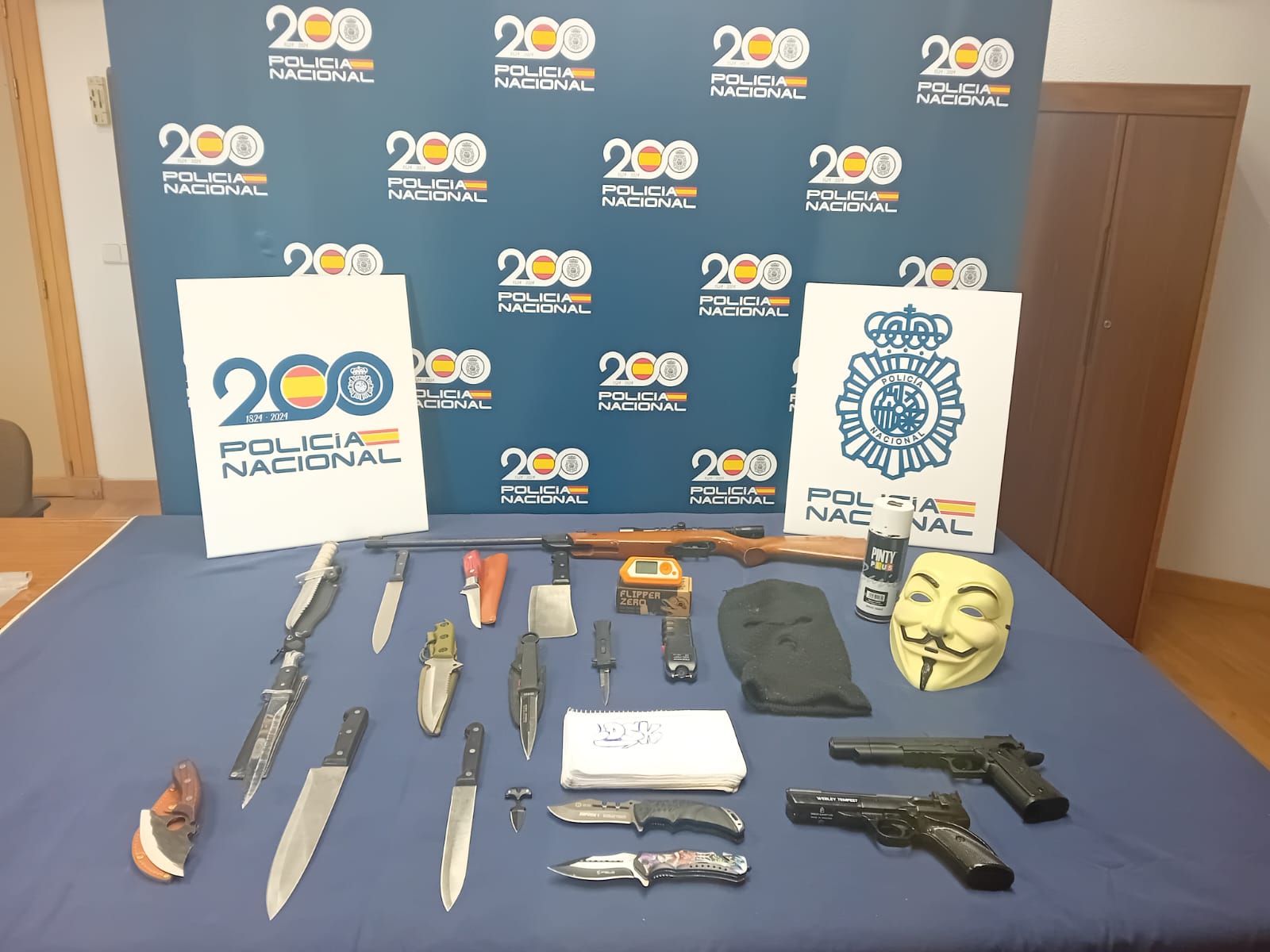 efectos intervenidos