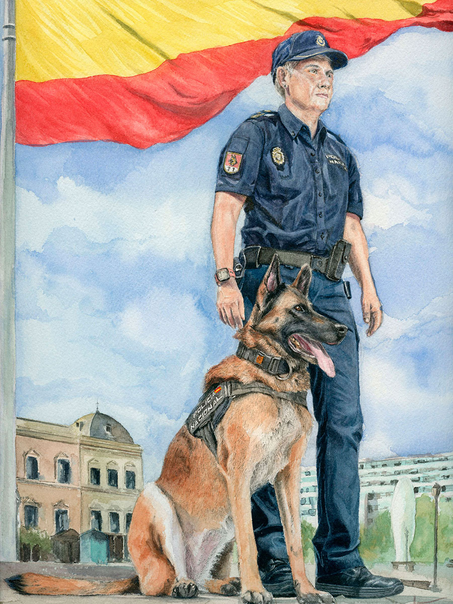 Uniformedun polizia Polizia Nazionala (1986/Gaurkotasuna) 